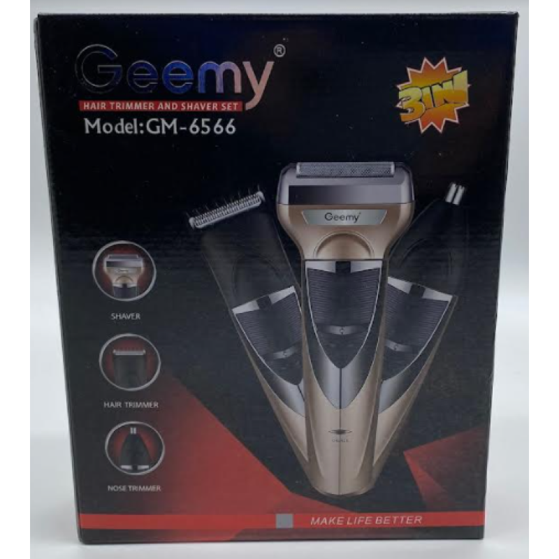 Тример GEMEI Багатофункціональний набір для стриження GM6566 (3в1) (60 шт.)
