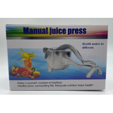 Соковижималка ручна із затискачем Manual Juicer для цитрусових і фруктів Сталева/ART-0430 (30 шт.)