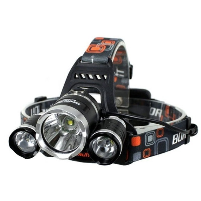 Налобний ліхтарик X-BAIL RJ-3000-T6 Boriut Адаптор 220v/12v/2-акумулятора