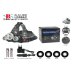 Налобний ліхтарик X-BAIL RJ-3000-T6 Boriut Адаптор 220v/12v/2-акумулятора