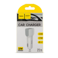 Зарядка Адаптер HOCO Z23 GRAND 12V ((2USB/12W)) (25/250шт)