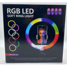 Кільцева лампа CXB-300 RGB (30 cм) (30 шт.)