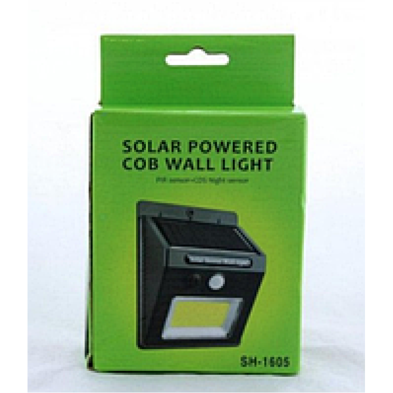 Ліхтарик датчиком руху Сонячна Solar 1605 (COB)/SH-1605 (100 шт.)