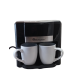 Кавоварка + 2 чашки в комплекті, колір білий Domotec MS 0706,  220В