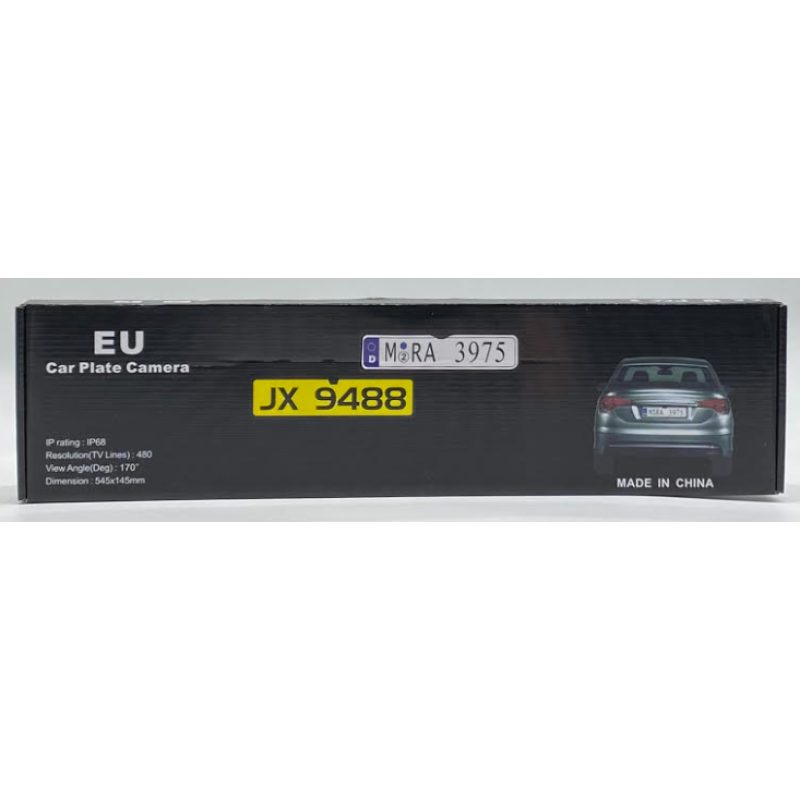 Камера заднього огляду / EU Car Plate Camera JX-9488 (тільки чорний)