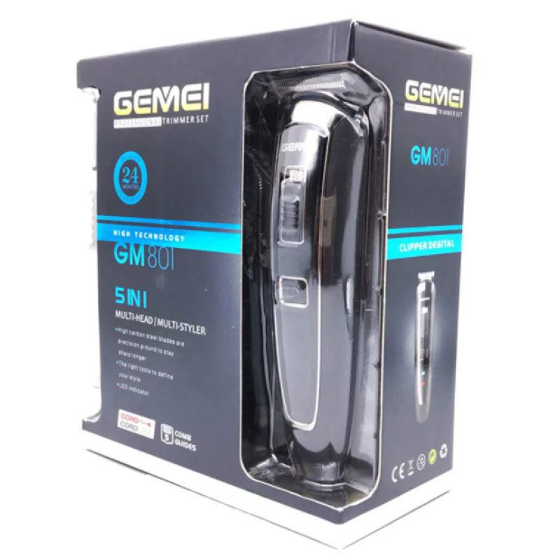 Машина для стрижки GEMEI GM801 (5в1) (40 шт.)